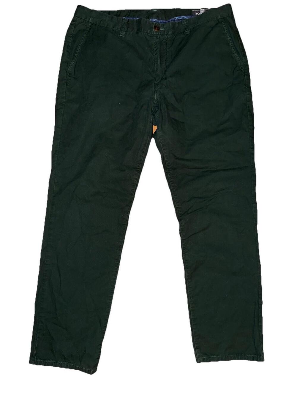 Bonobos Men's Flannel Lined green Chinos Pants, 36x30 Preppy Holiday cabin fall